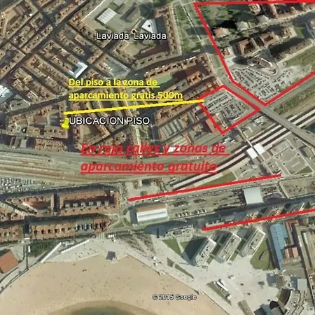 Appartement A Un Paso De La Playa, Amplio Gijón